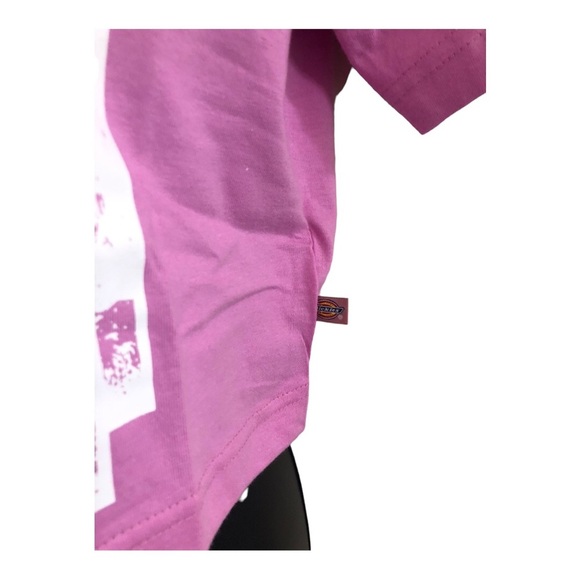 Dickies pink cropped graphic print tshirt size XS new - Picture 13 of 13